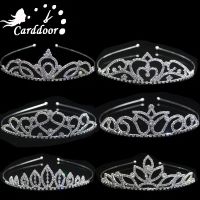 Carddoor Rhinestone Decoration Crown Girl Hair Accessories Bride Wedding Jewelry Children 39;s Party Prom Gift Hair Jewelry