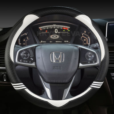 ฝาครอบพวงมาลัยรถยนต์หนัง PU สำหรับ Honda CRV CR-V 2017-2022ความชัดเจน2016-2018 Civic Civic10th 2016-2022อุปกรณ์ตกแต่งรถยนต์
