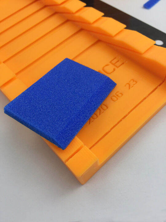 Tamiya fourwheel drive selfmade multiangle sponge brake cutting tool