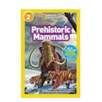 English original genuine picture book National Geographic Kids Level 2: Prehistoric mammals National Geographic graded reading elementary childrens English Enlightenment picture book