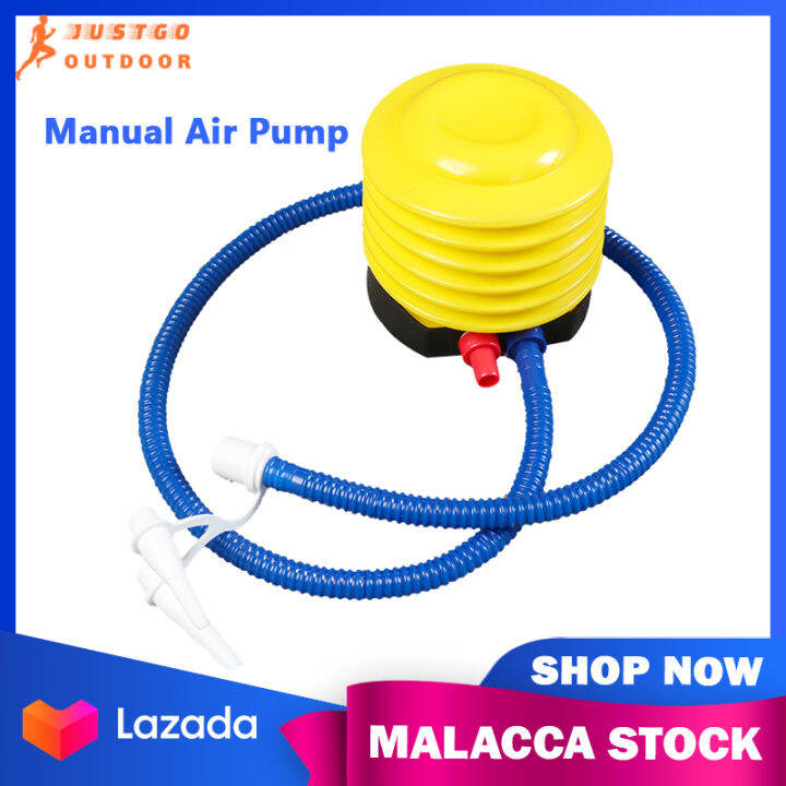 Ball Inflator Hand Push/ Foot Press Air Pump Plastic Yoga Ball Swimming