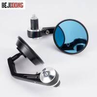 7/8" Round Bar End Rear Mirrors Universal Moto Motorcycle Motorbike Scooters Rearview Mirror Side View Mirrors For Racer Mirrors