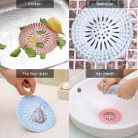 5PCS Hair Stoppers Catchers Kitchen Sink Strainer Drainer Floor Drain Bathroom Accessories Bathtub Strainer Sewer Outfall Filter Dishracks Sink access