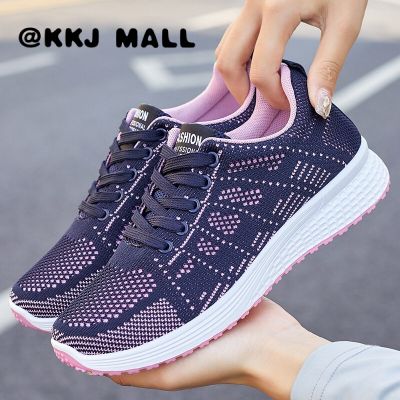 KKJ MALL รองเท้า รองเท้าผ้าใบผญ ด้านล่างนุ่ม กันลื่น ระบายอากาศ ตรงกันทั้งหมด รองเท้าผ้าใบผู้หญิง รองเท้าวิ่ง1307