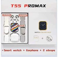 watch T55 promaxนาฬิกาอัจฉริยะนาฬิกาสามารถทำได้ทุกอย่างเหมือนมือถือย่อขนาดมาจากมือถือโทรออกได้รับสายได้ดูข้อความหรือฟังก์ชันต่างๆอีกมากb