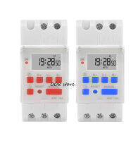 AHC15A Din Rail Timer รีเลย์สวิตช์เวลารายสัปดาห์ Programble สวิตช์เวลาอิเล็กทรอนิกส์220V Bell Ring อุปกรณ์ Ok