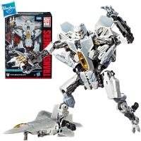 ต้นฉบับ Hasbro Mainan Transformers Starscream อนิเมะตุ๊กตาขยับแขนขาได้ของเล่นหุ่นยนต์แปลงร่างสะสมของขวัญสำหรับเด็ก