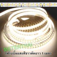 สินค้ารุ่นขายดี? SMD 5730 LED LIGHT STRIP ไฟริบบิ้น ยาว 1 เมตร IP65 กันน้ำ 220VAC แสงขาว