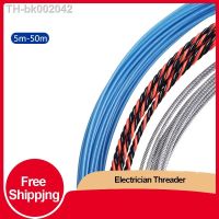 ✉✹ Electrician Threader Steel Wire Pipeline Dark Wire Pipe Lead Wire Network Cable Pay-off String Puller