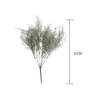 Artificial Plants Flocking Plastic Pine Needles Grass Bunch Fake Flowers Wedding Bridal Bouquet for Home Balcony DecorationsTH