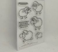 German sheep Clear Stamp for Scrapbooking Transparent Silicone Rubber DIY Photo Album Decor 0533