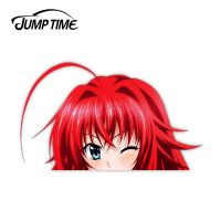 【Hot-Selling】 Falcon Automotive Jump Time DxD โรงเรียนสูง Rias Gremory 184น่ารักอะนิเมะสาว Peeker สติ๊กเกอร์ไวนิลติดรถยนต์ Waifu สติกเกอร์รถ