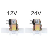 1 Pcs Normally Closed Water Solenoid Valve 12/24V Electric 1/2 Inlet Valve Water Pump Bathroom Kitchen Home Cocina