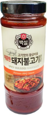{ Beksul }  Spicy Bulgogi Sauce for Pork 500g. Size 500 g.