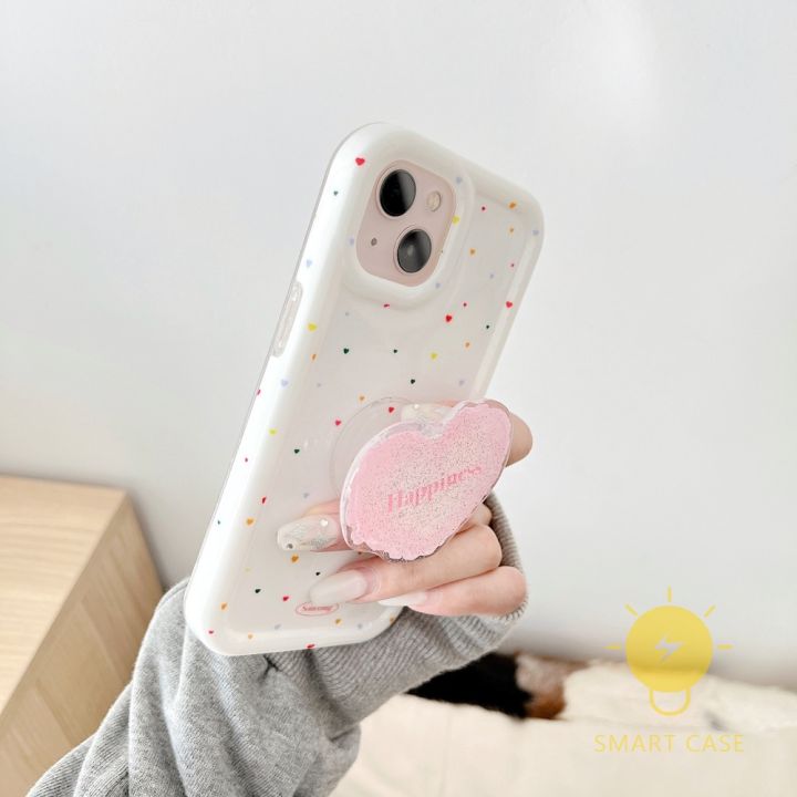 cod-for-เคสไอโฟน-14-pro-max-mini-hearts-colorful-pop-grip-เคส-phone-case-for-14-pro-max-plus-13-12-mini-11-for-เคสไอโฟน11-ins-korean-style-r-classic-couple-shockproof-tpu-cover-shell