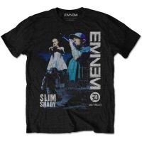 Eminem Live Stage Photo Slim Shady Rap Tee Tshirt Mens Gildan Spot 100% Cotton