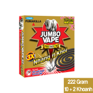 Nhang chống muỗi ít khoi Jumbo Vape 222g - Chật lượng Nhật Bản