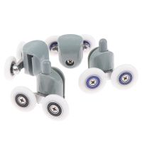 1Set Zinc Alloy Double Shower Door Roller Wheel Runner/pulleys/rollers/wheels Bearing Diameter 20mm/23mm/25mm/27mm New