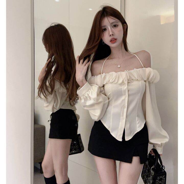 Lazada off shoulder online top