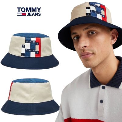หมวกTommy Mens Heritage Varsity Bucket Hat