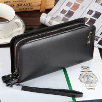 （Layor wallet）กระเป๋าตังค์ผู้ชายแบบมีซิปรูด,กระเป๋าสตางค์ความจุมากแฟชั่นคลัตช์ชายธุรกิจใหม่2022กระเป๋ากระเป๋าใส่โทรศัพท์ยาว