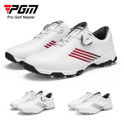 PGM Golf Shoes Ladies Gradient Color Design Patent Studs Non-slip Waterproof Sports Spot Wholesale golf