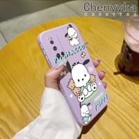 Chenyyka เคสสำหรับ Vivo V19 V19G,ลายลูกสุนัข Pochacco บางสร้างสรรค์เคสโทรศัพท์ดีไซน์ใหม่ป้องกันขอบสี่เหลี่ยมเคสนิ่มเคสปลอกซิลิโคนกันกระแทก