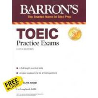 จัดส่งฟรี *** Barrons TOEIC Practice Exams (Barrons Toeic Practice Exams) (5th Paperback + Pass Code) [Paperback]