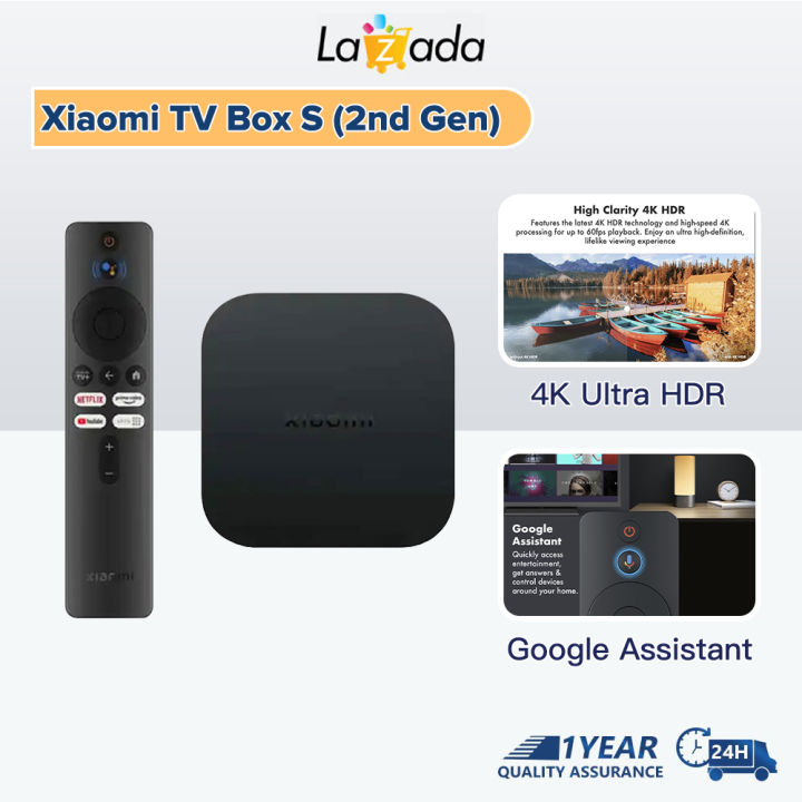 Buy Xiaomi Mi Box S 2nd Gen 4K Ultra HD Smart Set TV Box Android Google  Assistant Online