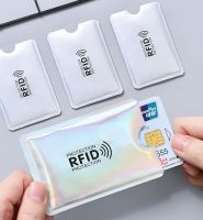 Pelindung Casing Kartu Kredit Logam Tempat Kartu ID Kartu Bank Kunci Pembaca Pemblokiran Tempat Kartu Rfid Casing Aluminium