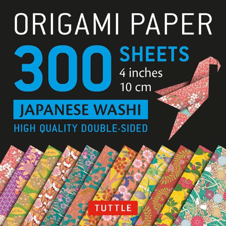 Yay, Yay, Yay ! &gt;&gt;&gt;&gt; Origami Paper - Japanese Washi Patterns- 4 inch (10cm) 300 sheets : Tuttle Origami Paper: High-Quality Origami Sheets