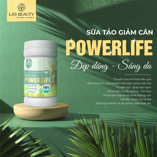 Sữa tảo powerlife giảm cân đẹp dáng an toàn giảm cân nhanh nhất 260g - ảnh sản phẩm 1