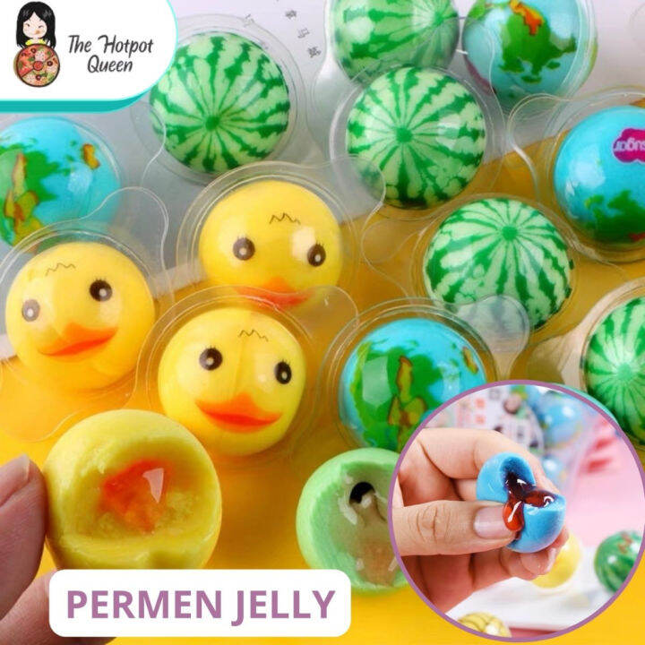 (1PCS) Permen Jelly Gummi Viral Permen Earth Plan Chewy Gummy Permen
