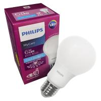 หลอดไฟ LED PHILIPS A60 E27 6วัตต์ สีขาวสว่าง