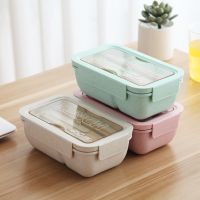 Portable Lunch Box Microwave Safe Plastic Student Lunch Box Salad Fruit Food Container VandHome Bento Box Food Storage