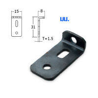 เหล็กฉาก ฉากล็อคลิ้นชัก 8x15x31x1.5 มม. เหล็กต่อไม้ เหล็กยึดไม้ เหล็กต่อชั้นวางของ เหล็กต่อ ตู้ โต๊ะ เก้าอี้ เหล็ก S157 FT