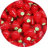 10pcs Resin Charms Supplies Additions All Filler Strawberry Accessories Ornament