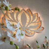 ✗ Lotus Flower Mandala Yoga Room Art Decorative Ornaments Mandala Yoga Room Night Light Wall Hanging Home Decoration Room Decor