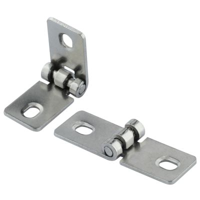 2Pcs Stainless Steel Foldable Nothing Frame Hinge Balcony Window Decorative Hinges for Wooden Wine Box Case Jewelry Gift Cabinet