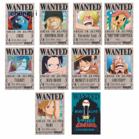 [พร้อมสต็อก] 10ชิ้น/เซ็ตอะนิเมะ OnePiece โปสเตอร์ลูฟี่โจรสลัดต้องการสับผนังโปสเตอร์สติ๊กเกอร์ย้อนยุควอลล์เปเปอร์ตกแต่งบ้าน