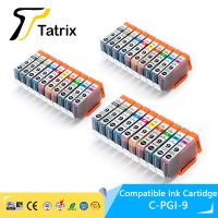 PGI9 PGI-9 2023 Tatrix สำหรับ PGI-9แคนนอนมีที่รองรับตลับหมึกชิปสำหรับ Canon Pixma Pro 9500 MX7600/Ix7000/IX7000 MX7600 RFB