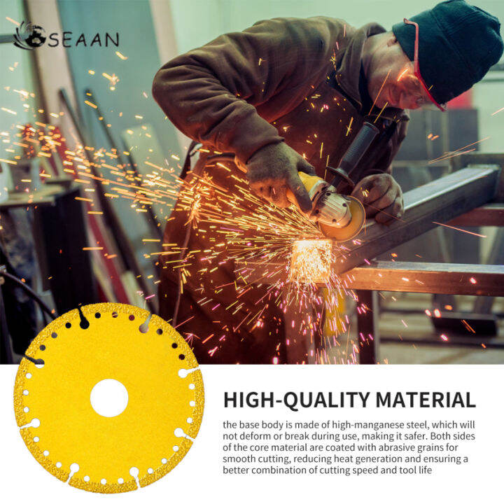 Diamond Saw Blade Metal Brazed Iron Rebar Stainless Steel Cutting Disc