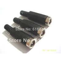 ஐ☎ 200 Pcs 5.5x2.1mm DC Power Cable Female Plug Connect Socket DC Power Black