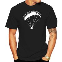 เสื้อผ้าผชGildan เสื้อยืดผ้าฝ้าย พิมพ์ลาย Live Love Paragliding Man K103 คุณภาพดี สําหรับผู้ชายS-5XL  N75L