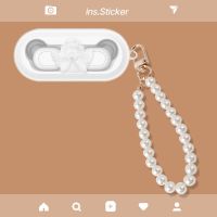 【Discount】 Pearl Bracelet &amp; Bow for QCY T1C Soft Earphone Case Cover