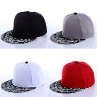 ❍┅ summer hat flat brim cap Cashew flower edge simple solid color cap for men casual outdoor sun visor cap for women