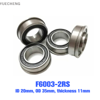 YUECHENG F6003-20-2RS 20X35X11หน้าแปลน Deep Groove trolley BALL BEARING SEALED Barrow