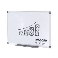 กระดานไวท์บอร์ด แม่เหล็ก 60x90cm MOUNTAIN Whiteboard LW-6090 กระดาน ไวท์บอร์ดแม่เหล็ก