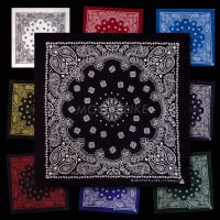 ผ้าโพกหัวชาย ผ้าลายลูกน้ำ ผ้าพันคอ ผ้าเช็ดหน้าสไตล์ฮิปฮอป Bandana paisley