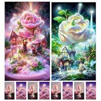 〖Gesh department store〗5d Diy Diamond Painting Kits Full Drill Rose Castle 5d Diy Painting Kits - Rose 5d - Aliexpress